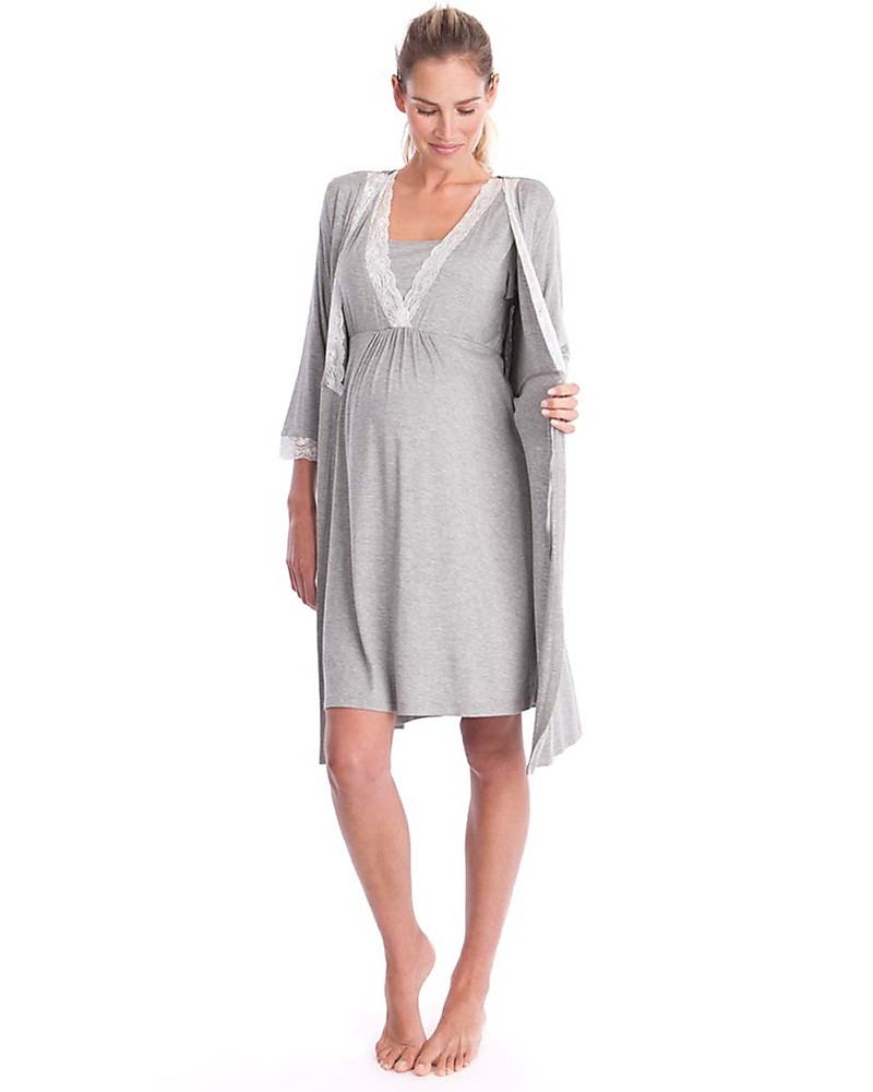 coordinato vestaglia e camicia da notte